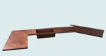 U&Z Shape Copper Counter Top