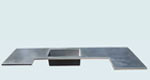 Stainless U & Z Shape Countertops