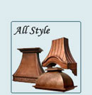 Copper Range Hoods With All Styles