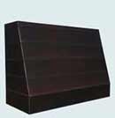 Slope Front Bronze Range Hoods
