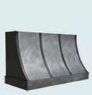 Sweep Front  Zinc Range Hoods