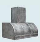 Single Roll Pewter Range Hoods