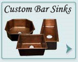 Copper Custom Bar Sinks