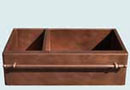 Copper Kitchen Sinks With Towel Bars