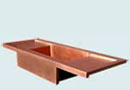 Copper Kitchen Sinks With Drainboards