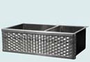 Stainless Kitchen Sinks With Woven Aprons