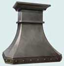 French Country Extra Large Zinc Hoods
