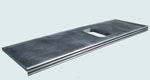 straight Zinc Counter Top