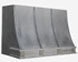 Sweep Front Pewter  Hood