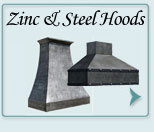 Zinc Custom Range Hoods