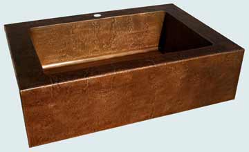 Custom Copper Farmhouse Sinks # 3387