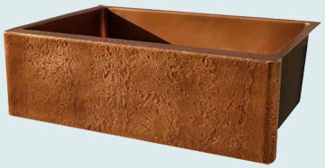 Custom Copper Farmhouse Sinks # 3473