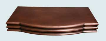  Copper Countertop Mont St. Michel Spice Shelf