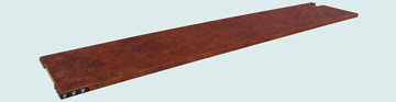  Copper Countertop Renoir Old World Patina/Straps W/ Clavos