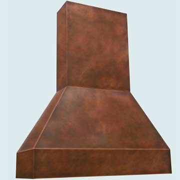  Copper Range Hood # 2744