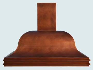 Vintage Copper Range Hood # 2746