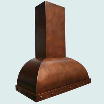  Copper Range Hood Decorative Bottom Band