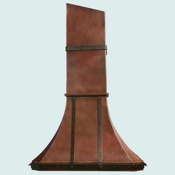 Copper Range Hood # 2764