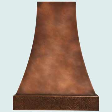 Hammered Copper Vent Hood # 2765