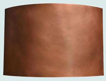 Copper Range Hood # 2795