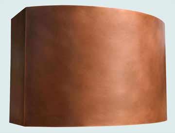  Copper Range Hood Classic Cylinder