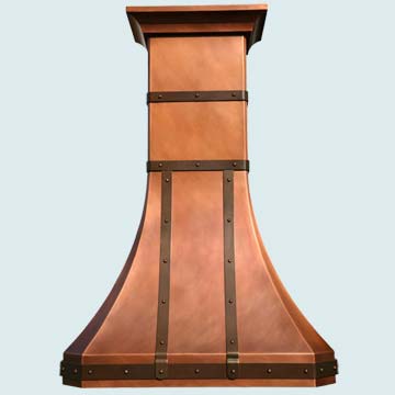 Copper Range Hood # 2809