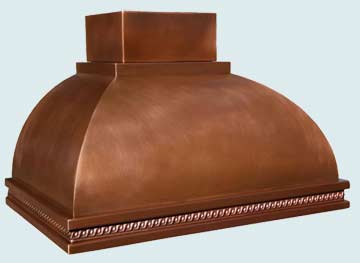  Copper Range Hood Decorative Bottom Band