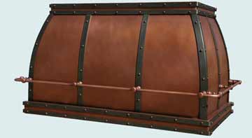  Copper Range Hood # 3017