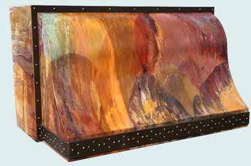  Copper Range Hood # 3058