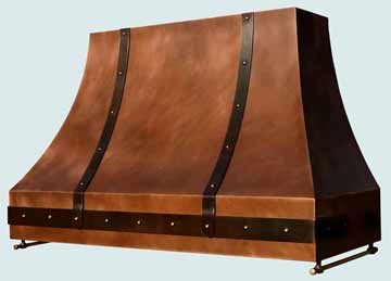 Copper Range Hood # 3148