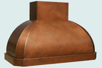 Copper Stove Hood # 3182