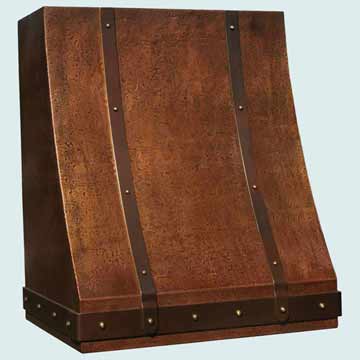  Copper Range Hood # 3185