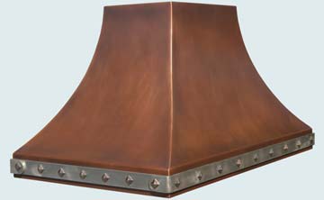 copper kitchen Hood  # 3198