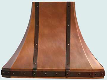 Copper Kitchen Hood # 3220