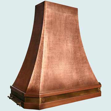 Copper Metal Vent Hood # 3811