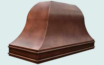 Copper Kitchen Hood # 3880