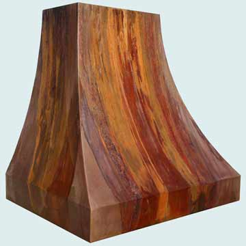  Copper Range Hood Havasu Creek Old World Patina 