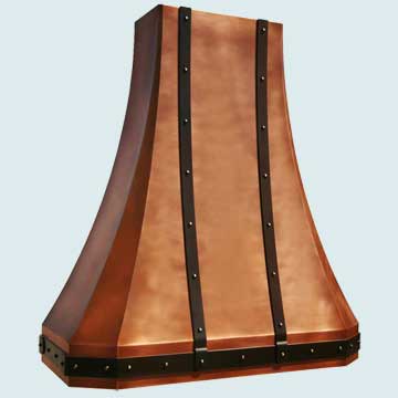  Copper Range Hood # 3963