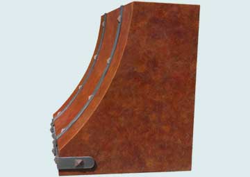 Copper Wall Range Hood # 4026