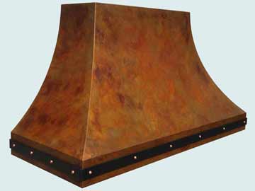 Copper Kitchen Hood # 4027