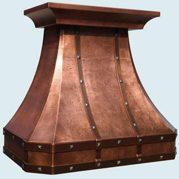 Copper Exhaust Hood # 4029