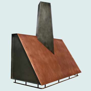  Copper Range Hood # 4316