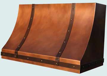 Copper Range Hood # 4335