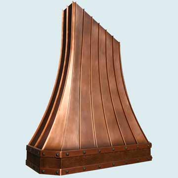  Copper Range Hood # 4348