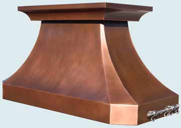 Copper Island Range Hood # 4356