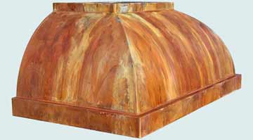 Copper Stove Hood # 4364