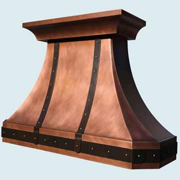 Copper Vent hood # 4375