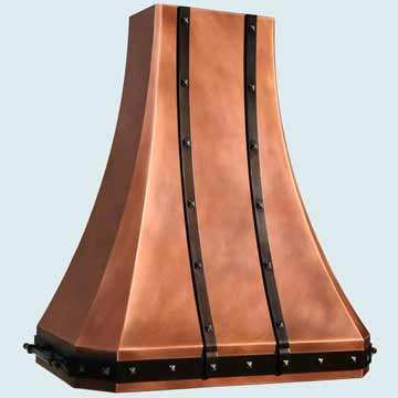  Copper Range Hood # 4389