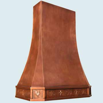  Copper Range Hood # 4433