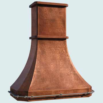 Hammered Copper Hood # 4476